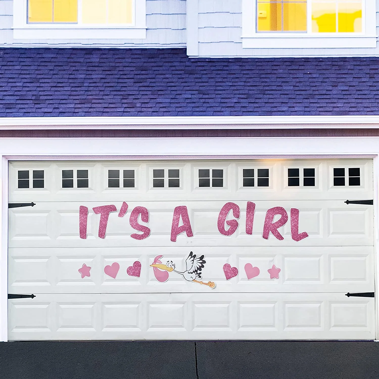 It's A Girl Garage Magnet