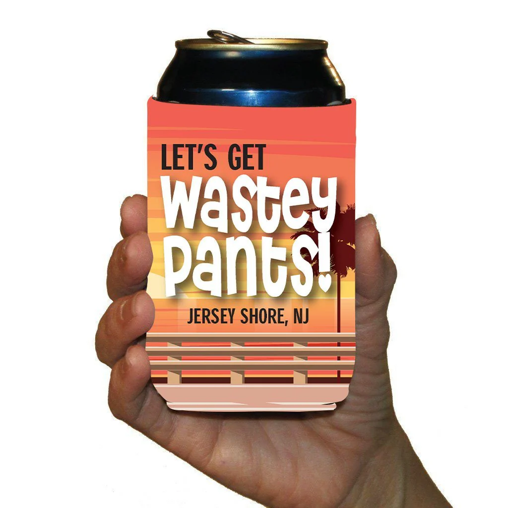 Jersey Shore Themed Bachelorette Party Custom Can Cooler Set - Image 2