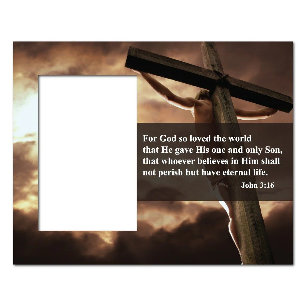 John 3:16 Decorative Picture Frame - Image 2