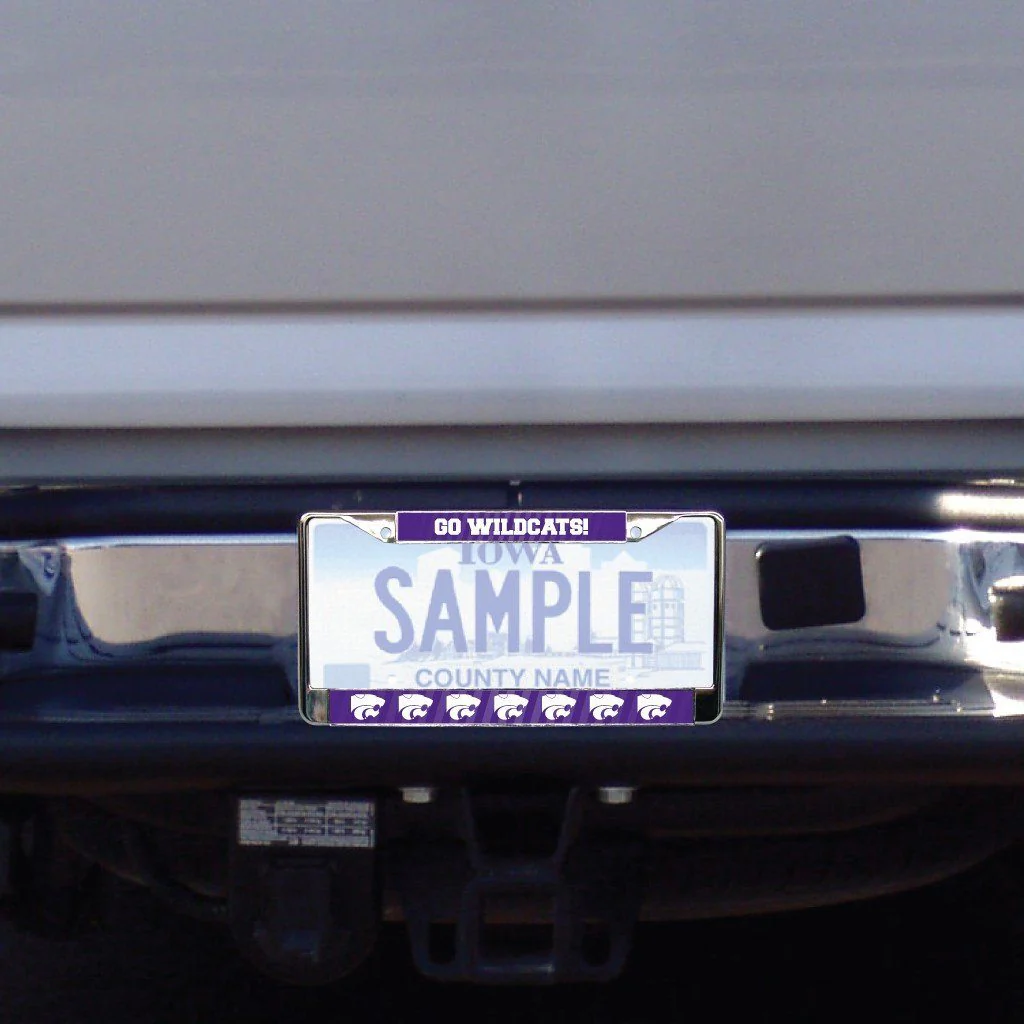 Kansas State University Go Wildcats! License Plate Frame - Image 2