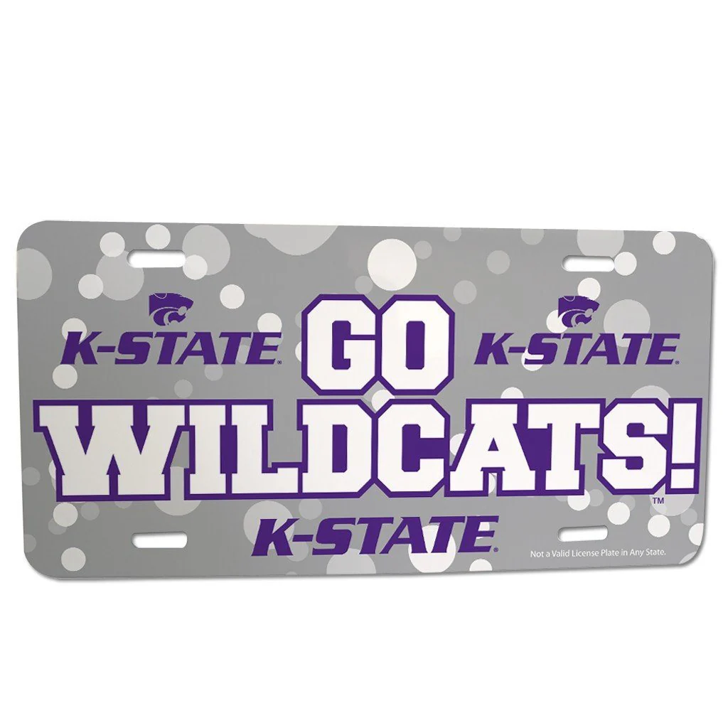 Kansas State University Go Wildcats! License Plate