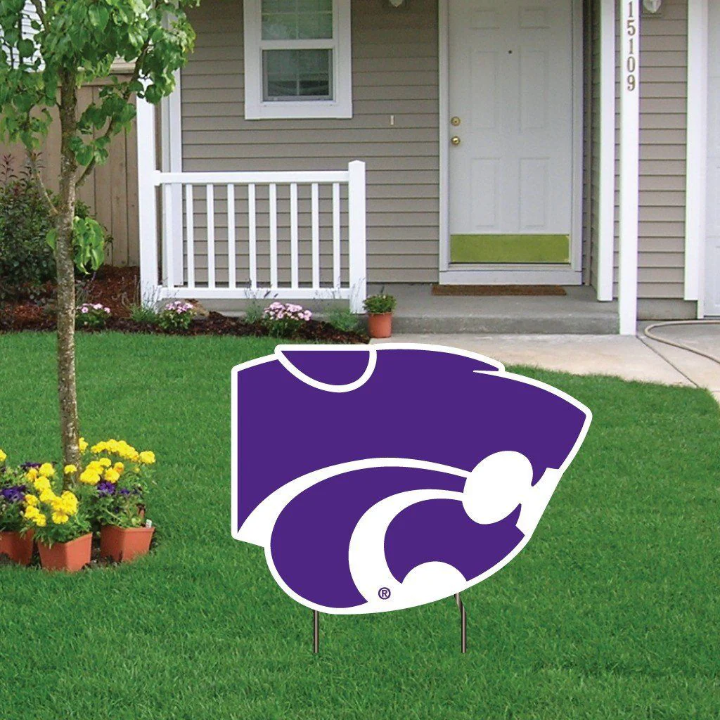 Kansas State University Wildcat Yard Sign