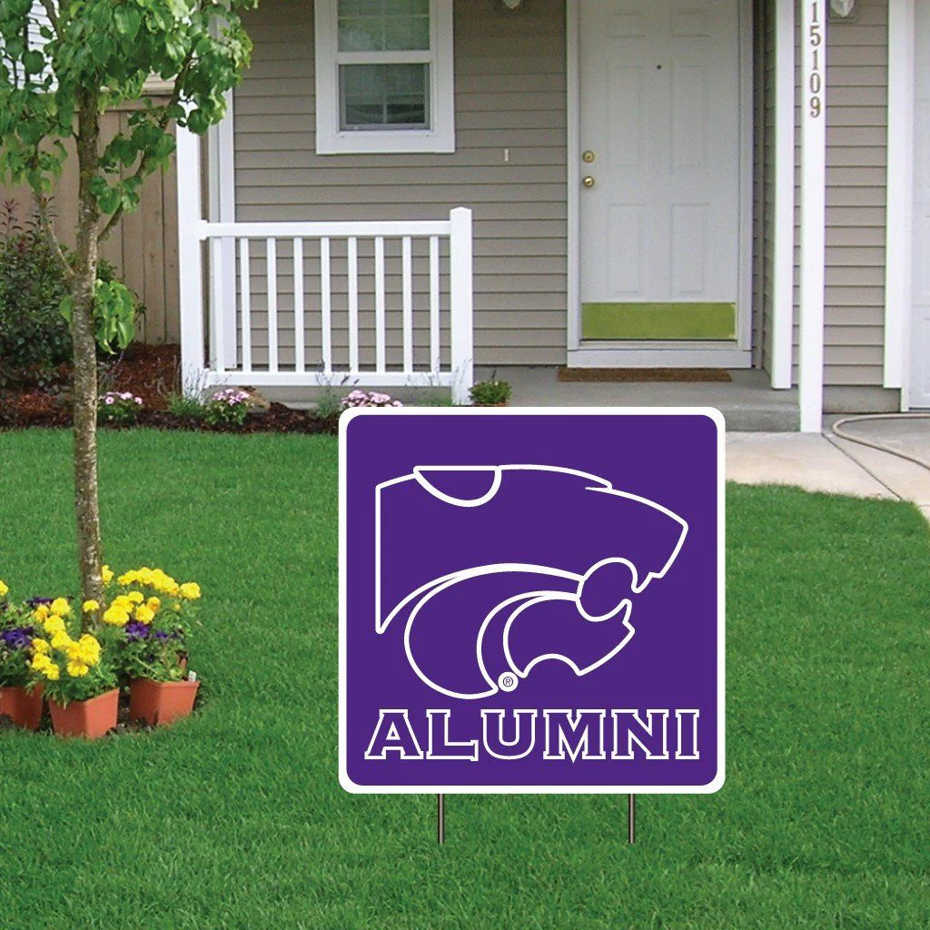 Kansas State University Alumni Yard Sign
