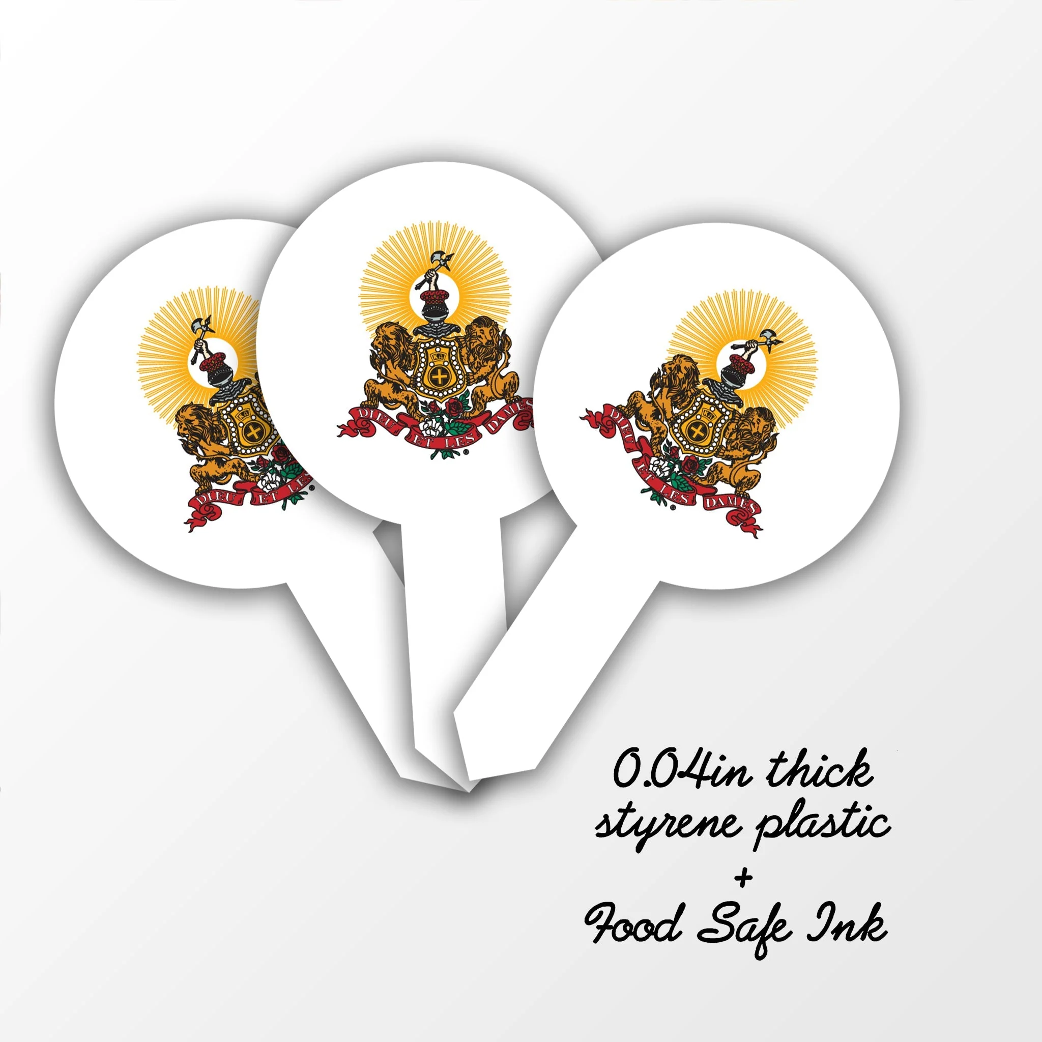 Kappa Alpha Order Cupcake Toppers - Image 2