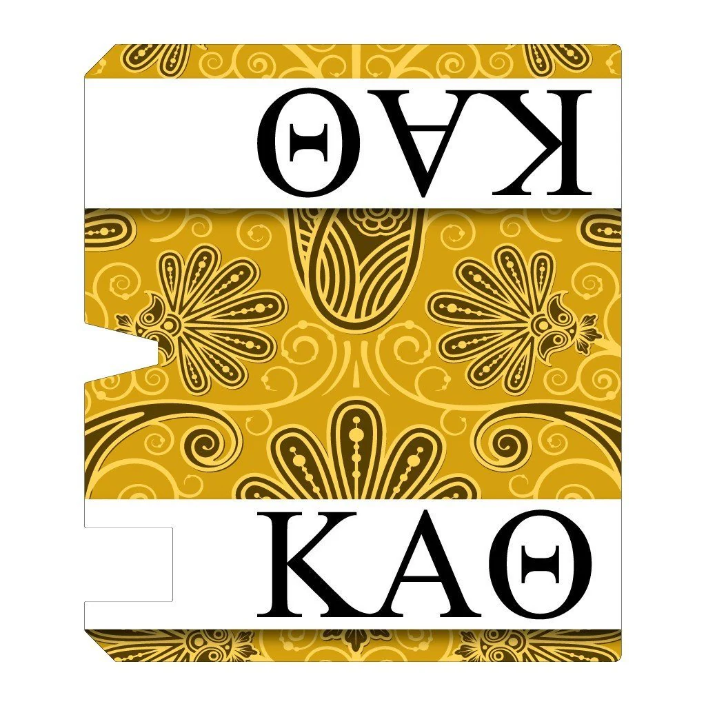 Kappa Alpha Theta Paisley Magnetic Mailbox Cover - Image 2