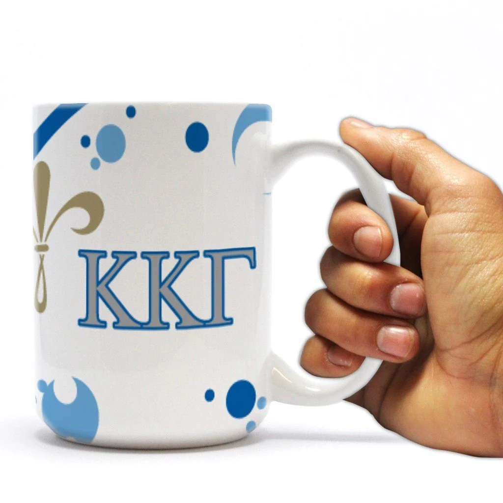 Kappa Kappa Gamma 15 oz Bubble Coffee Mug