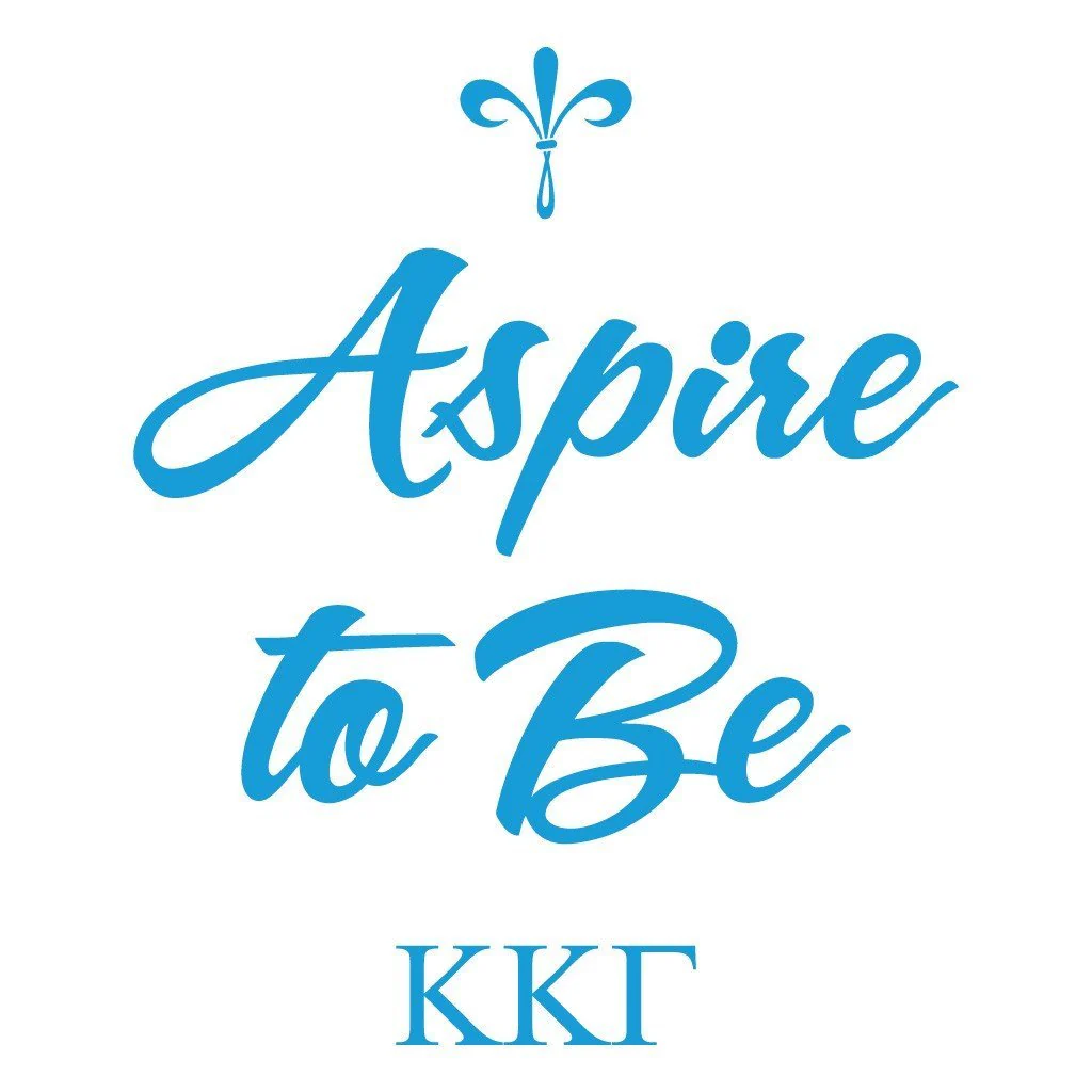 Kappa Kappa Gamma Canvas Tote Bag - Aspire to Be - Image 2