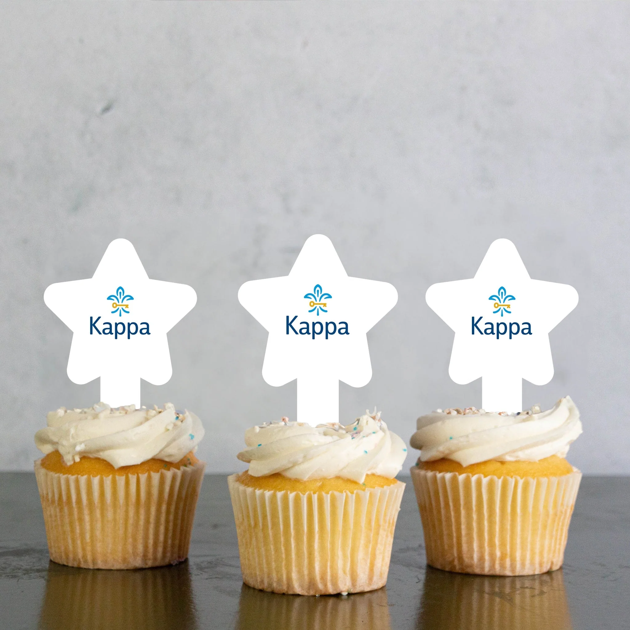 Kappa Kappa Gamma Cupcake Toppers - Image 4