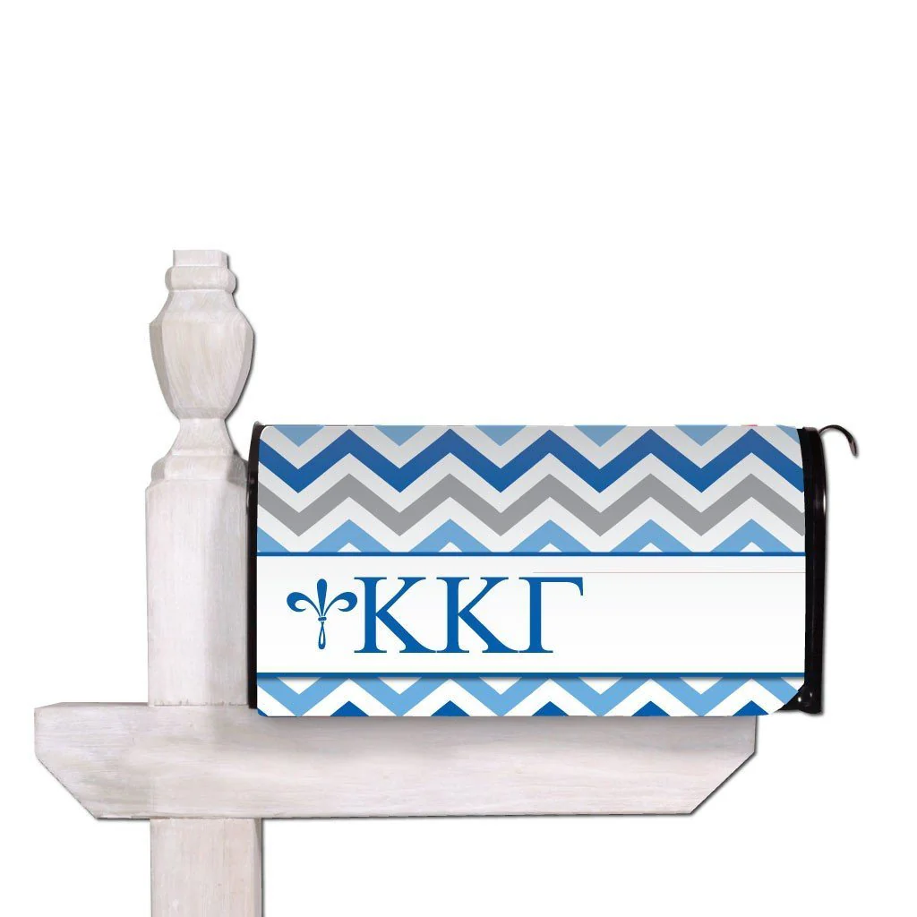 Kappa Kappa Gamma Chevron Magnetic Mailbox Cover