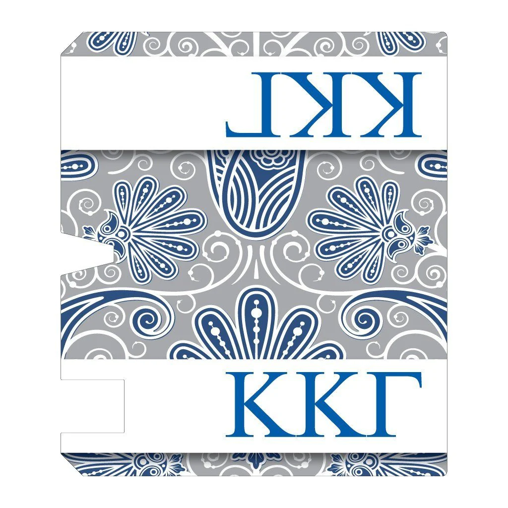 Kappa Kappa Gamma Paisley Magnetic Mailbox Cover - Image 2
