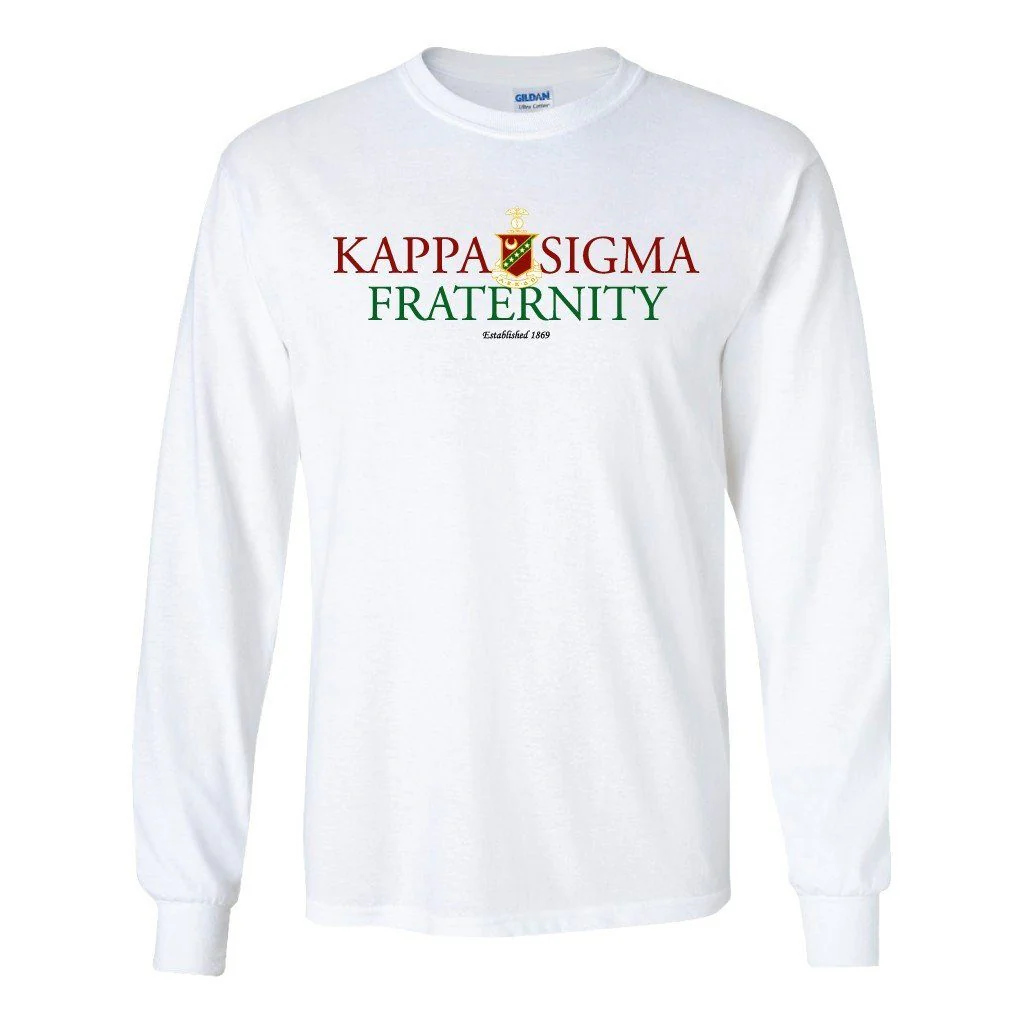 Kappa Sigma Fraternity Long Sleeve T-Shirt