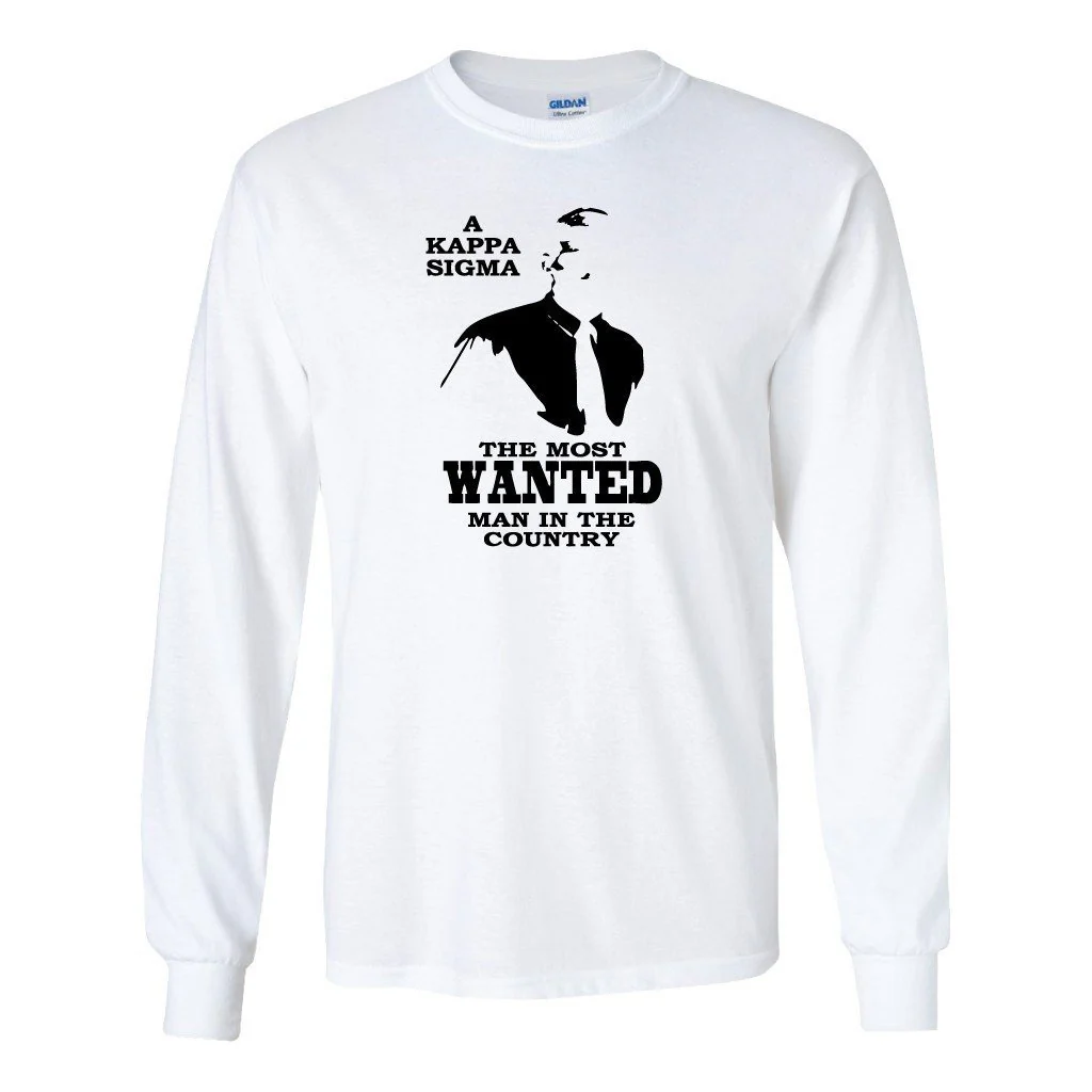 Kappa Sigma Most Wanted Man Long Sleeve T-shirt