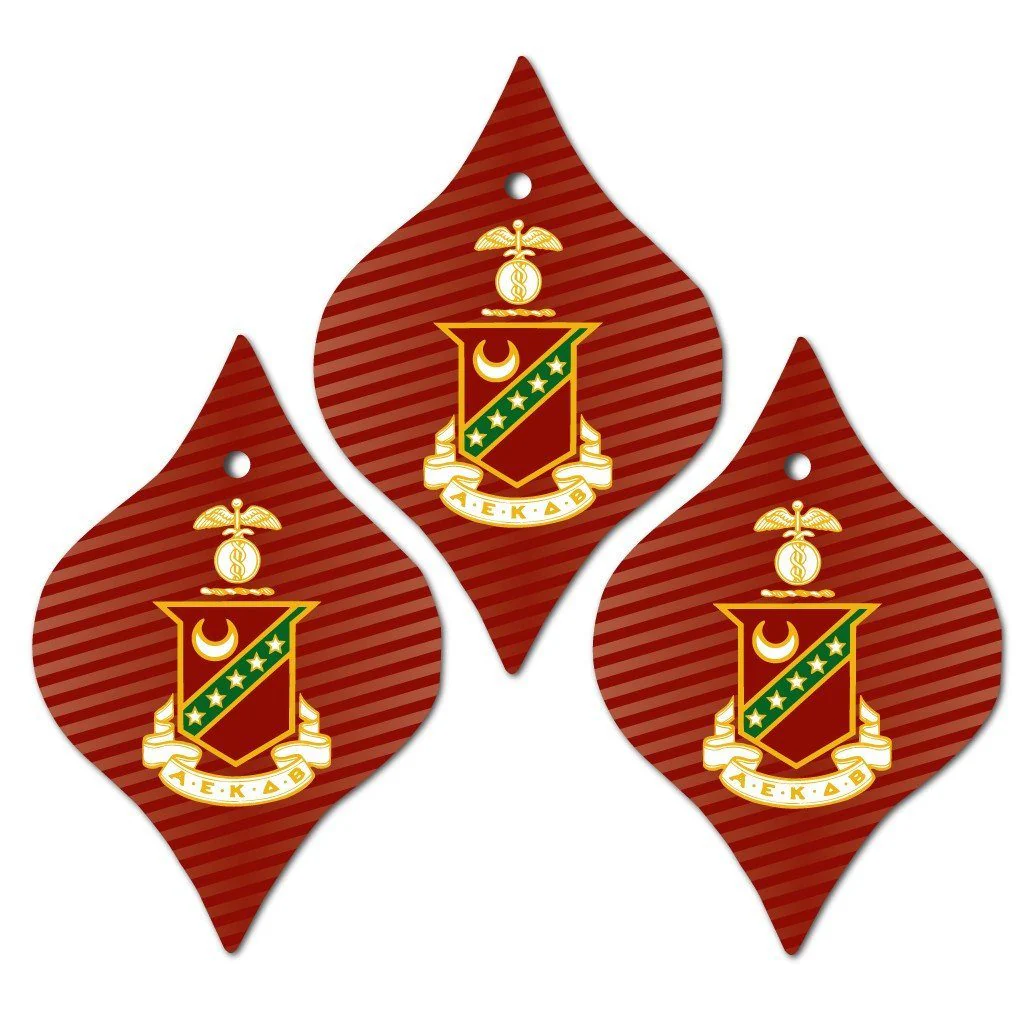 Kappa Sigma Tapered Ornament Set of 3 - Image 2