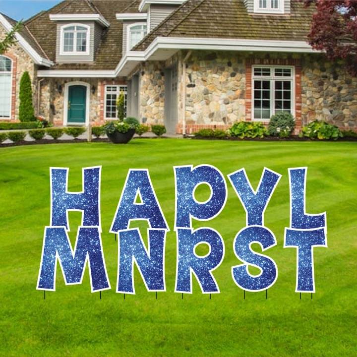 KG The Last Time 18" Sparkle Common Yard Letters Set - Image 7