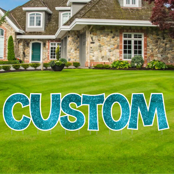 Custom Yard Letters | KG The Last Time | Sparkle Fill - Image 13