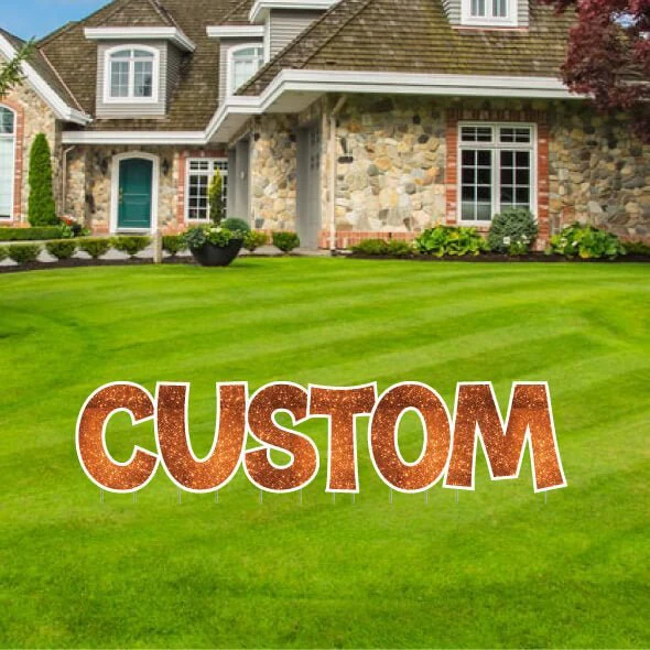 Custom Yard Letters | KG The Last Time | Sparkle Fill - Image 22
