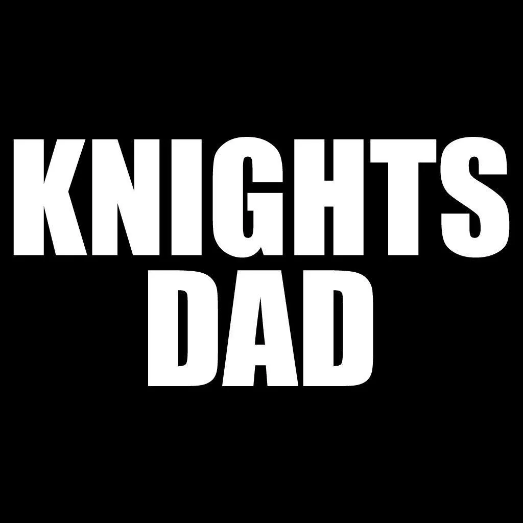 Knights Dad Black Folding Camping Chair - Image 2