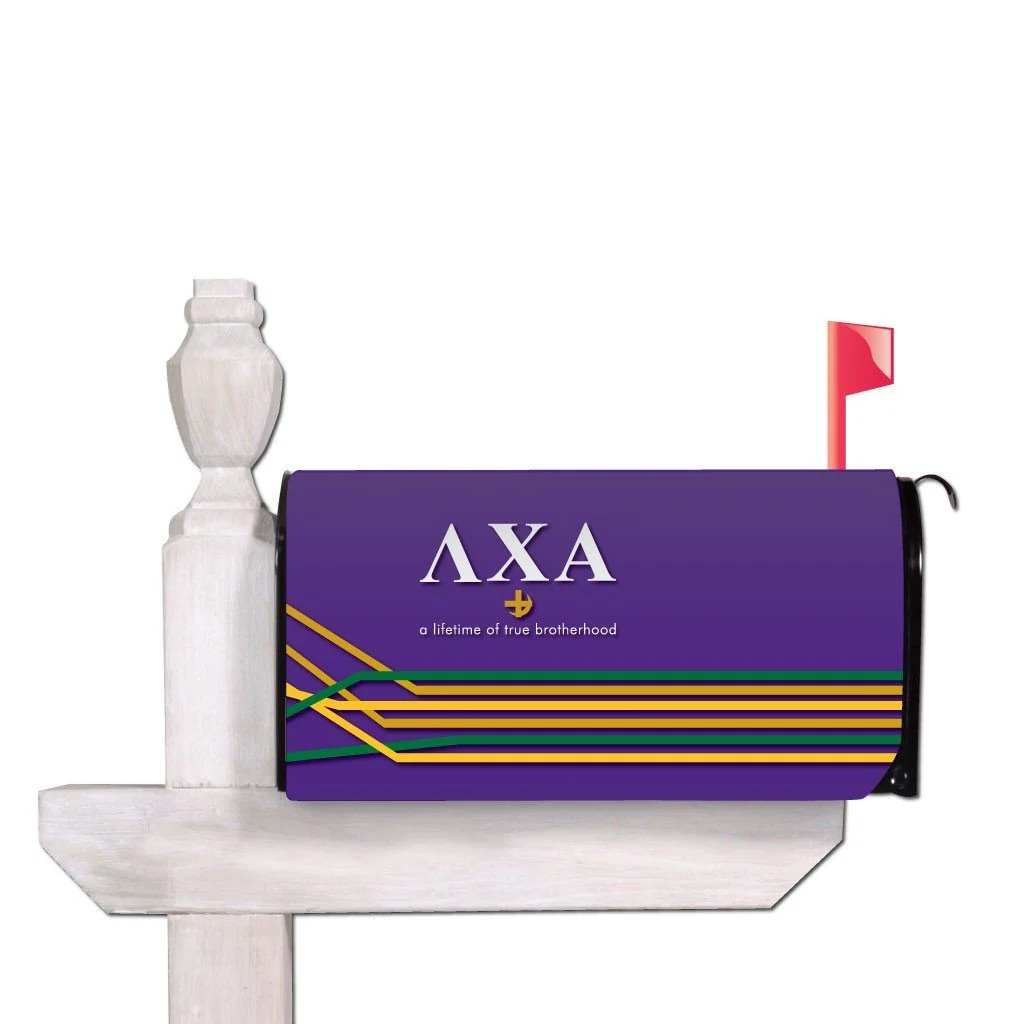 Lambda Chi Alpha Magnetic Mailbox Cover - Design 2