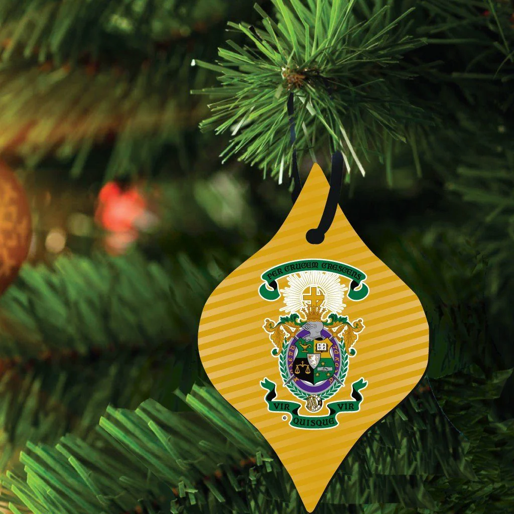 Lambda Chi Alpha Tapered Ornament Set of 3