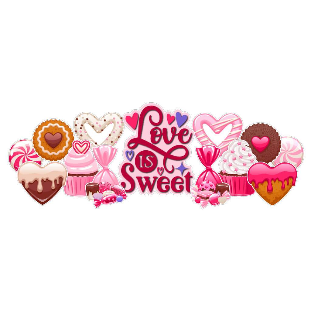 Love is Sweet Valentine's Day Yard Decoration | 13 pc Set - Image 3