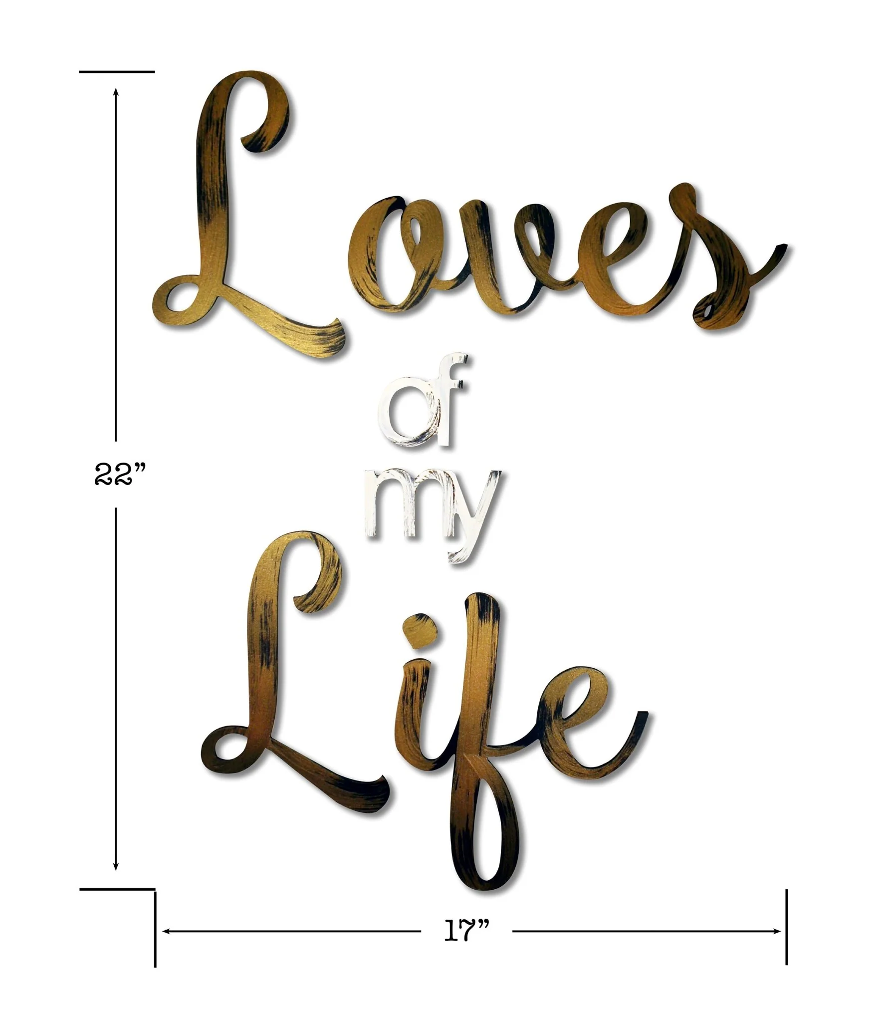 Loves of my Life Hand Painted Wall Decor - Image 5