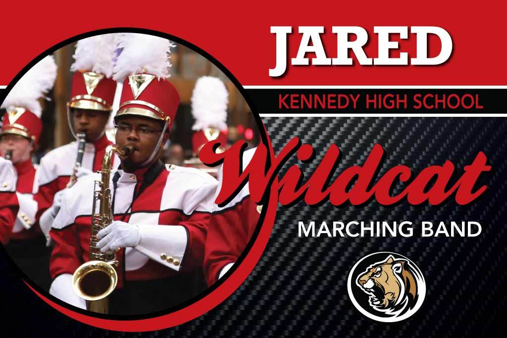 Marching Band Photo Locker Magnets - Image 3