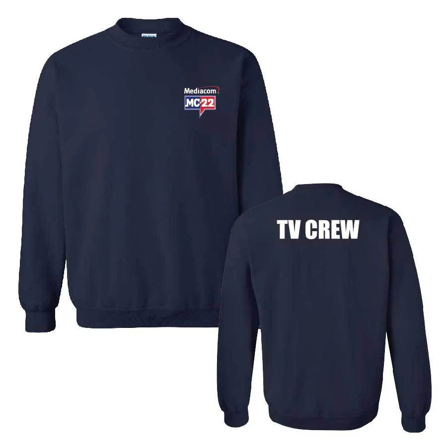 MC22 Navy 2-Sided Crewneck Sweatshirt