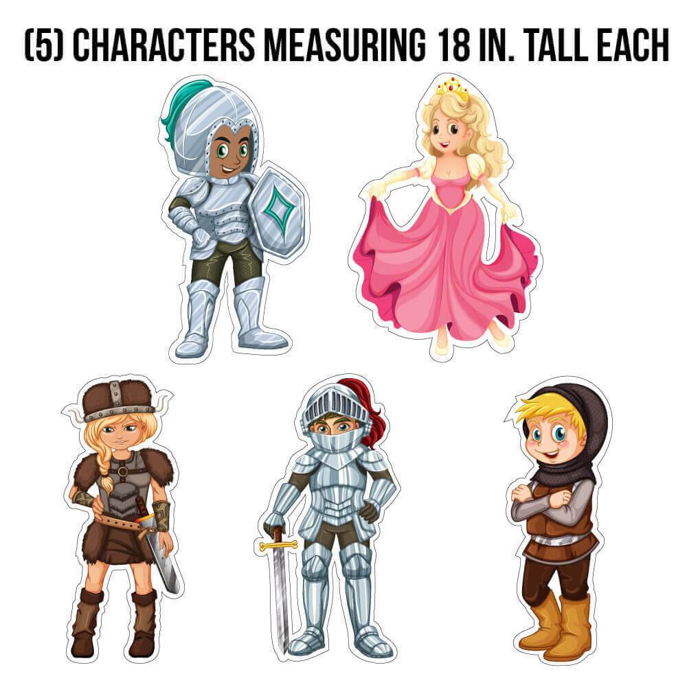 Medieval Themed Yard Greeting Accessory Kit 13 pc set - Image 2