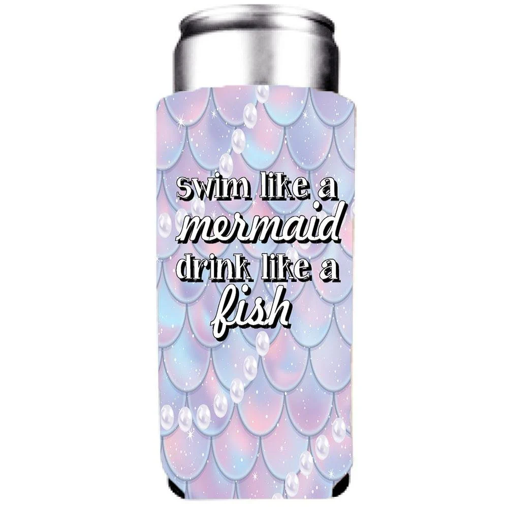 Last Splash Mermaid Bachelorette Custom Can Cooler Set - Image 6