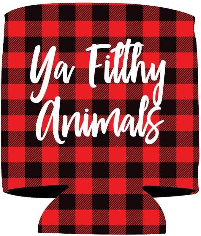 Merry Christmas Ya Filthy Animals Can Coolers Set - Image 7