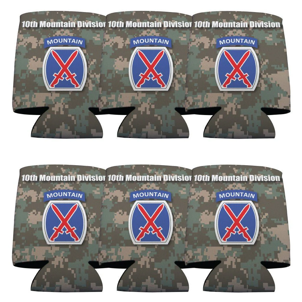 Military 10th Mountain Division Can Cooler Set - Image 3