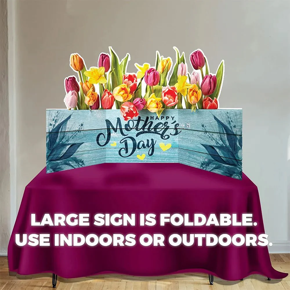 Mother's Day Flower Bouquet Yard Sign - Set of 9 - Image 3