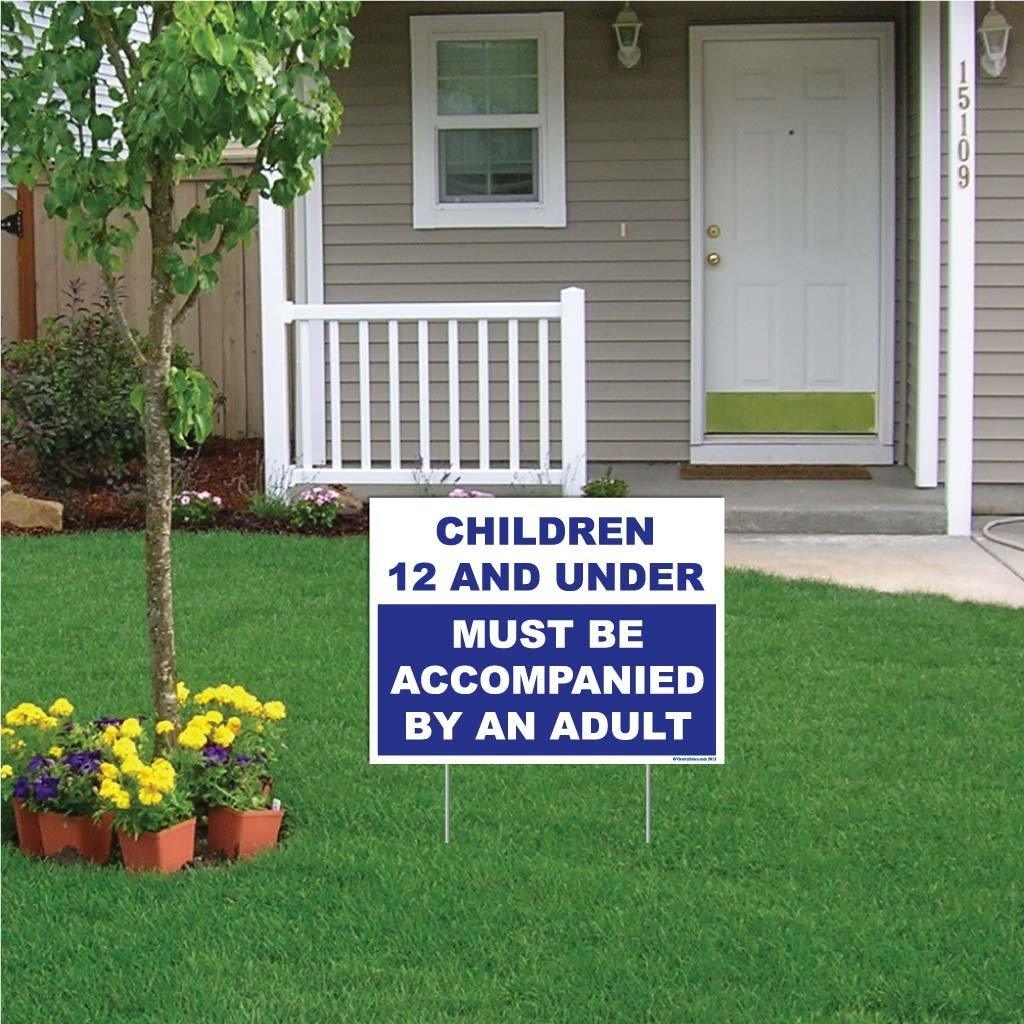 Must Be Accompanied By an Adult Sign or Sticker - Image 3