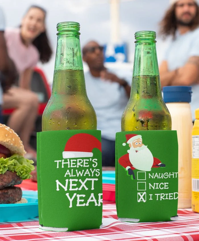 Naughty & Nice List Holiday Can Coolers Pack