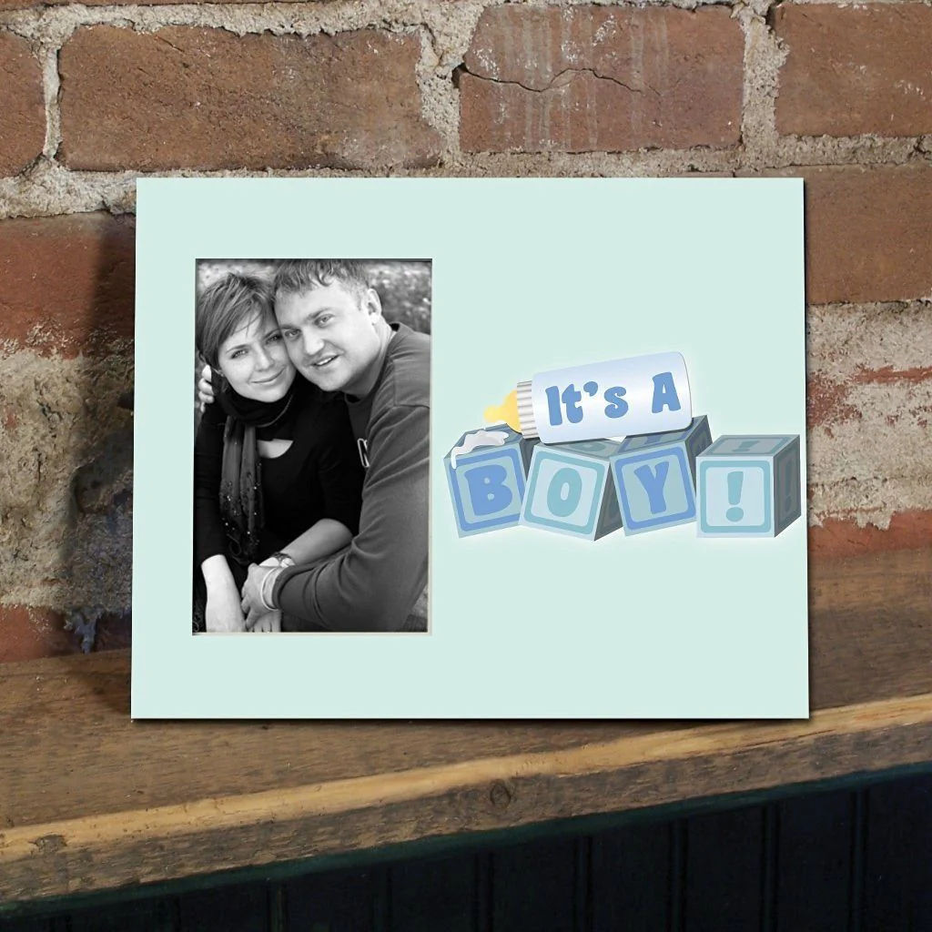 It's a Boy! Baby Blocks Picture Frame #4