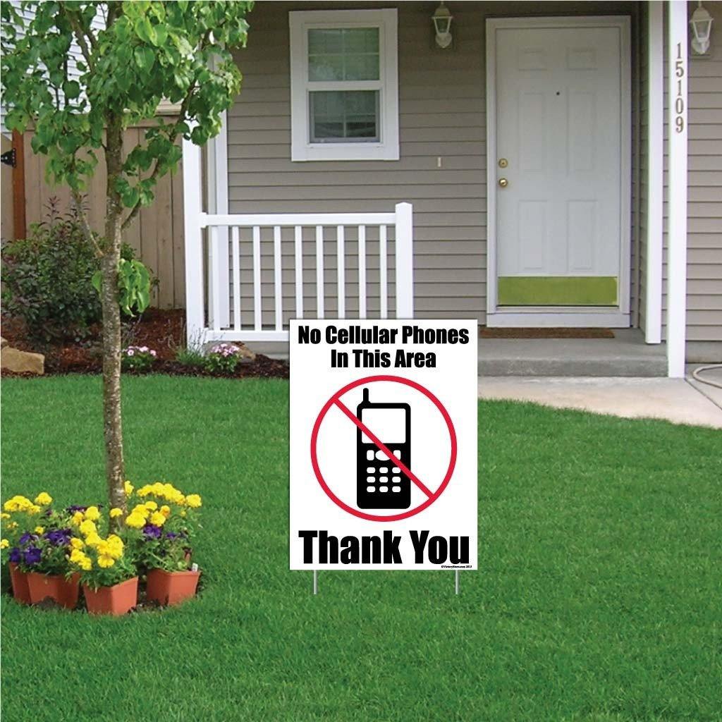 No Cellular Phone Zone Sign or Sticker - Image 11