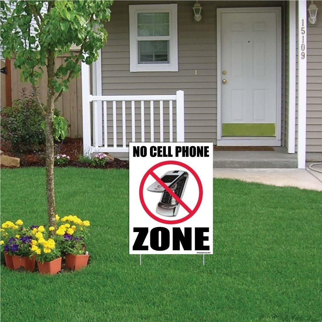 No Cellular Phone Zone Sign or Sticker - Image 8