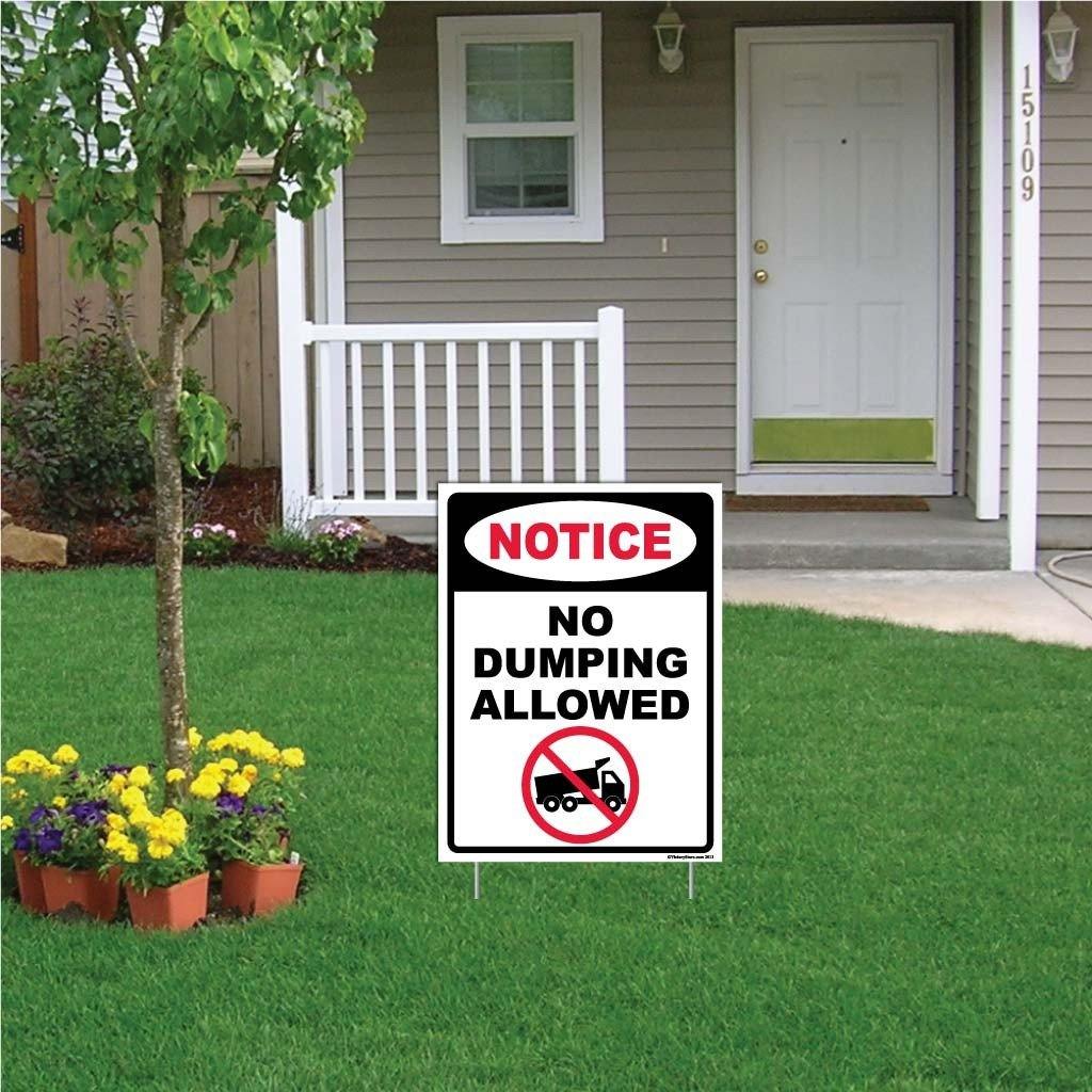 No Dumping Allowed Sign or Sticker - Image 11