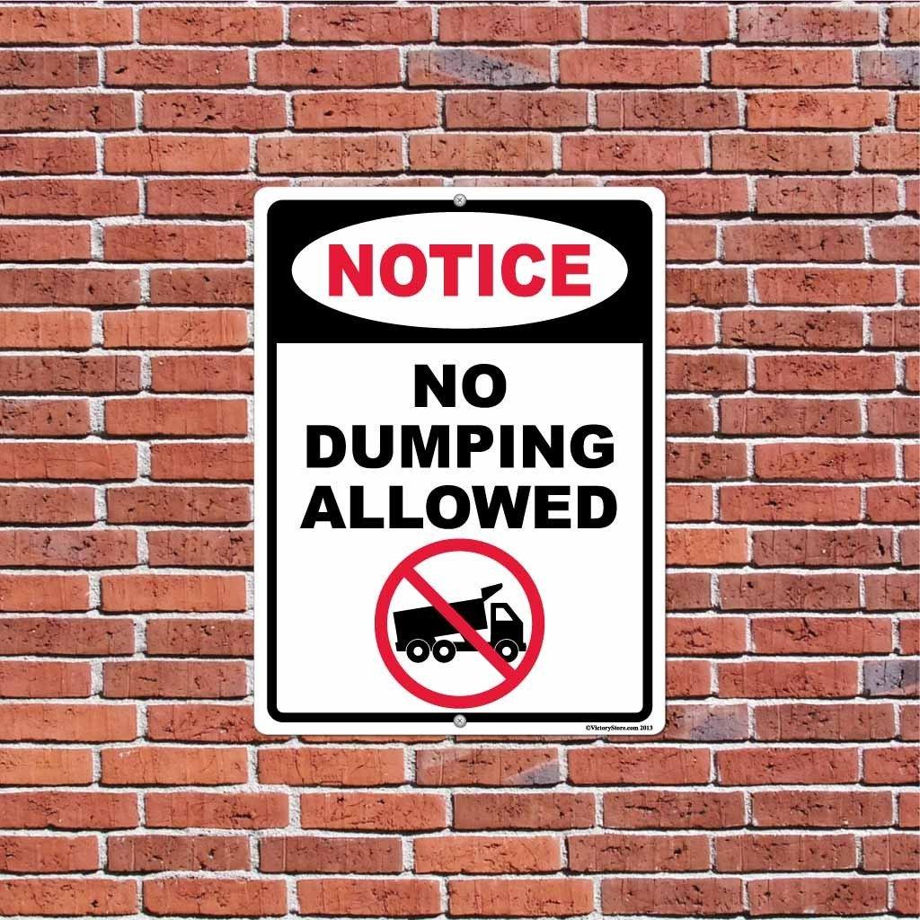 No Dumping Allowed Sign or Sticker - Image 12