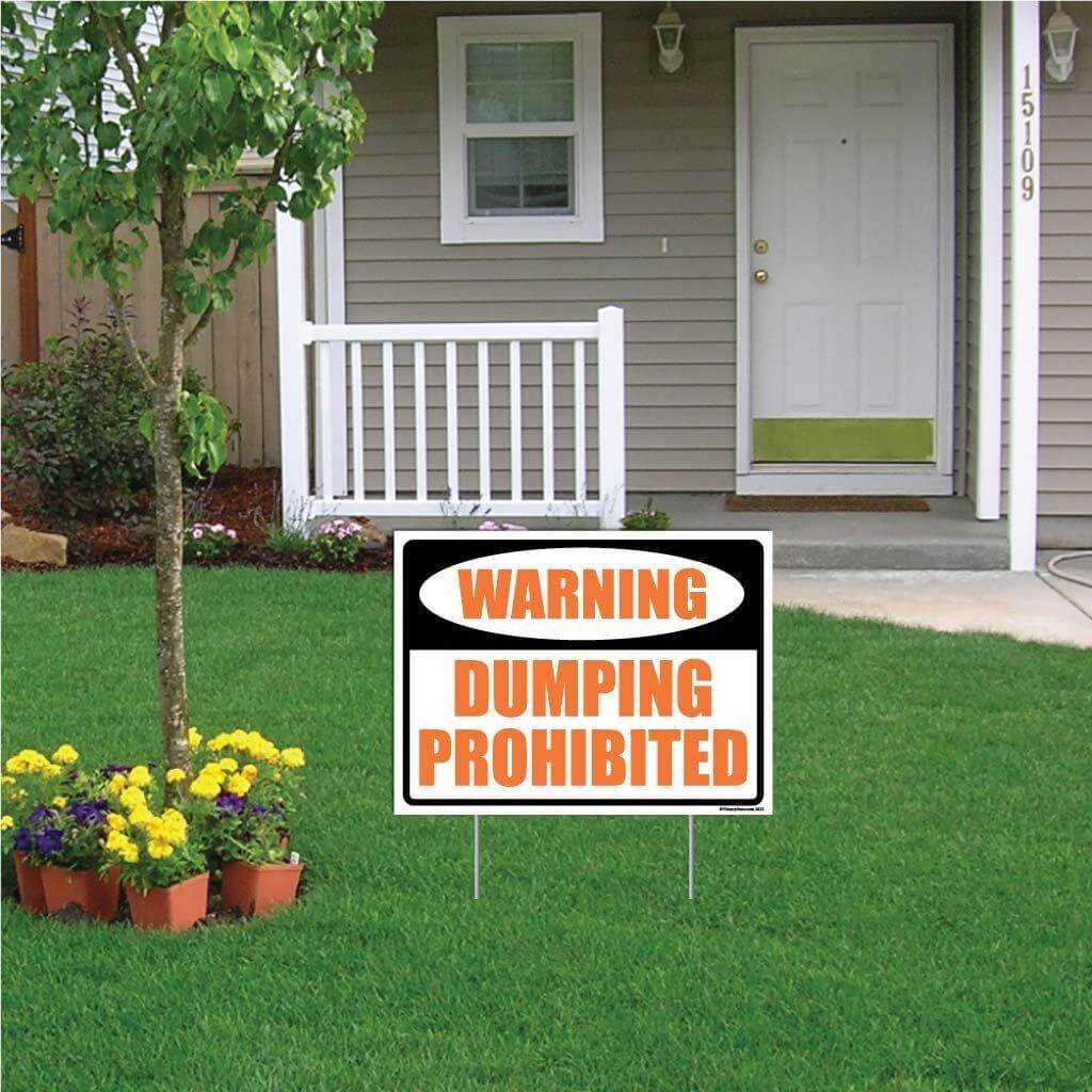No Dumping Allowed Sign or Sticker - Image 8