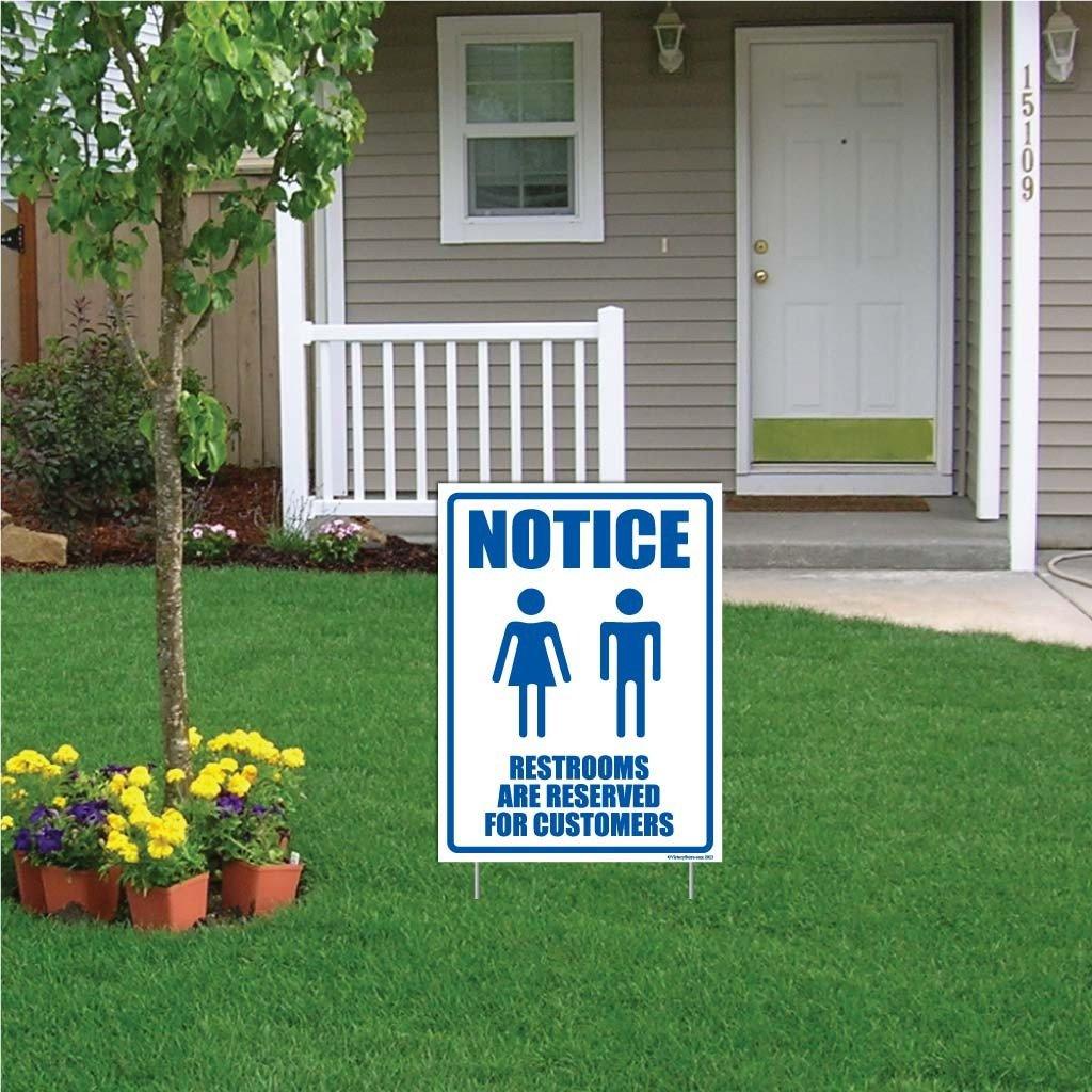 No Public Restrooms Sign or Sticker - Image 8