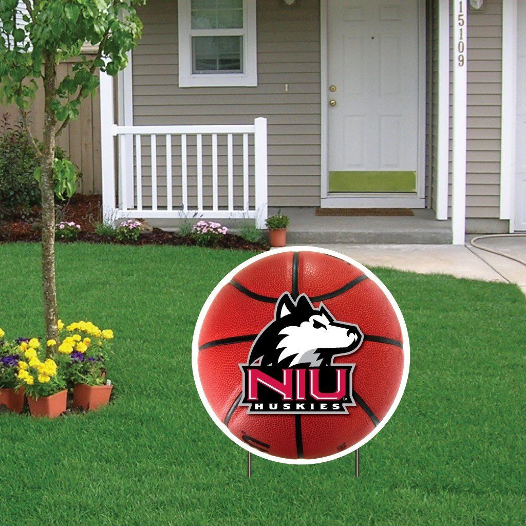 Northern Illinois University Basketball Yard Sign