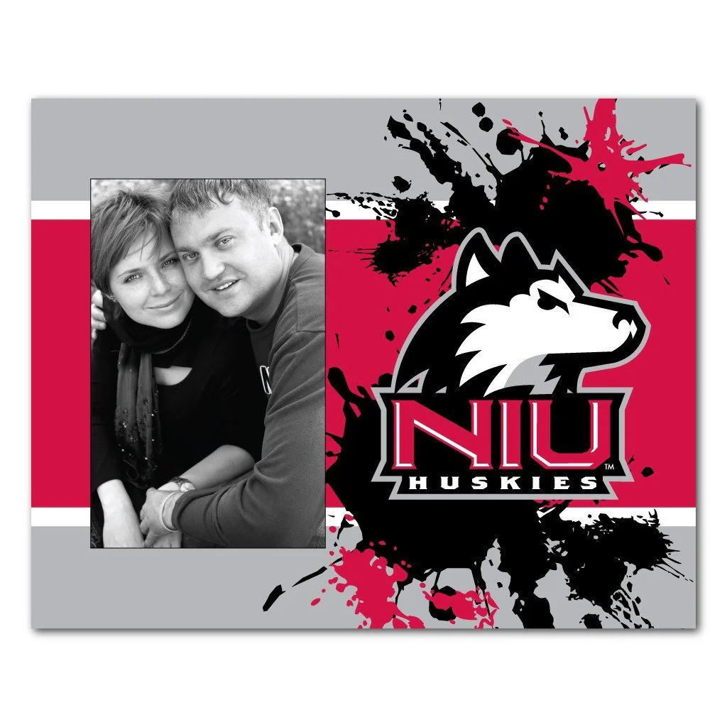 Northern Illinois University Paint Splatter Picture Frame