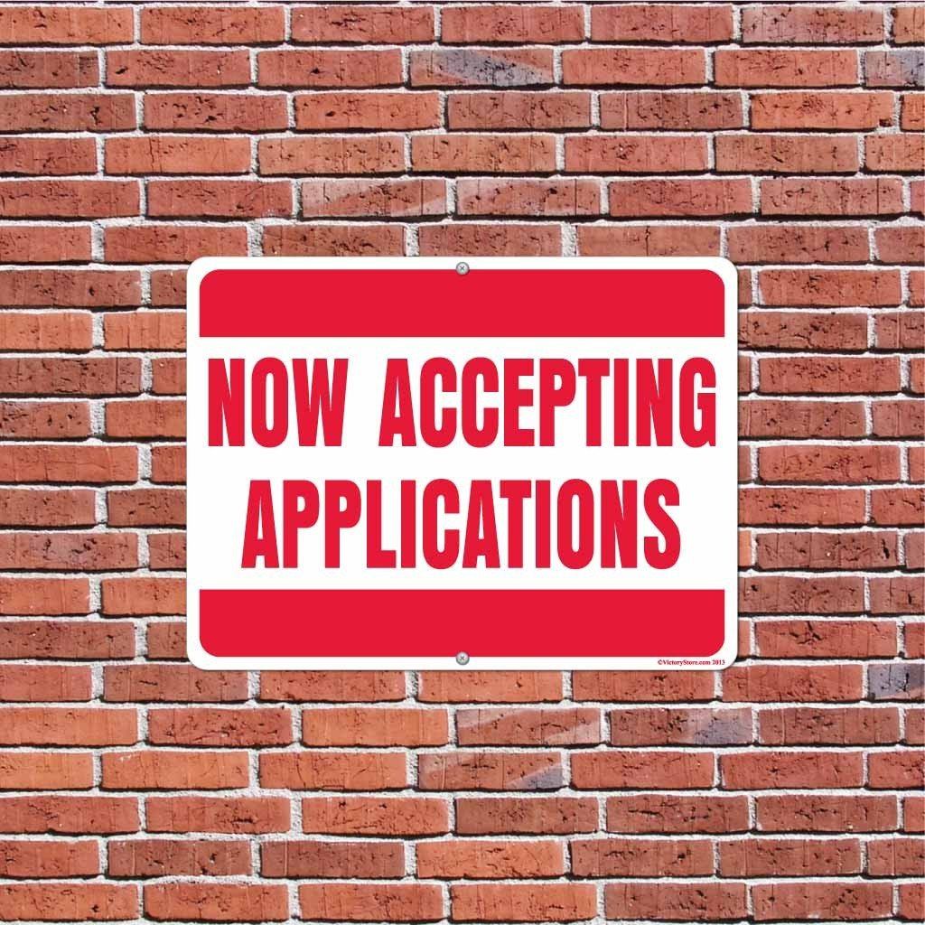Now Accepting Applications Sign or Sticker - #4 - Image 5
