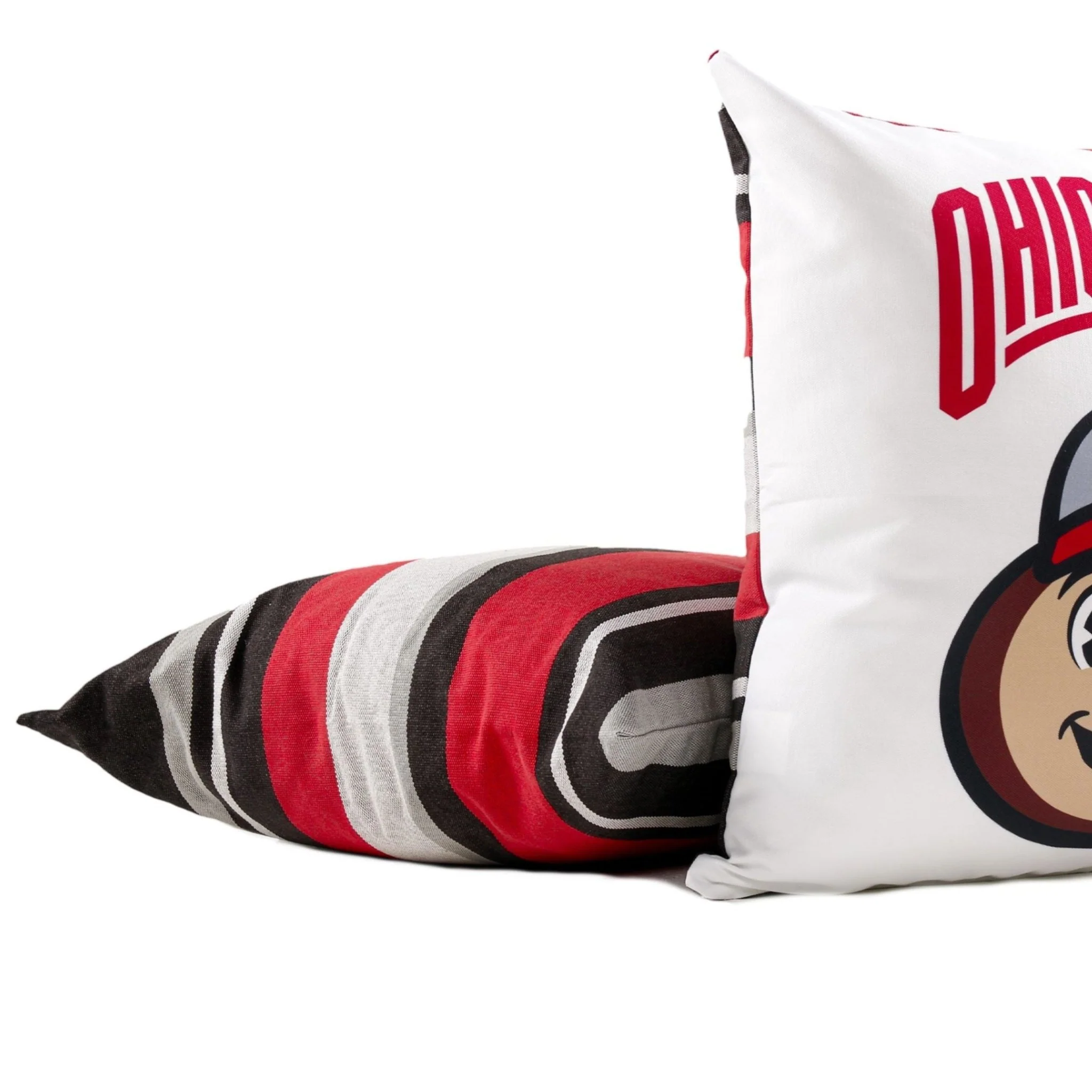 Ohio State Colors Striped Pillow Cover - Image 5