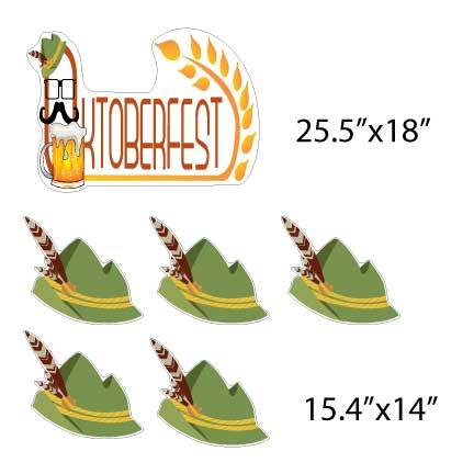 Oktoberfest Pathway Markers 6 piece set - Image 2