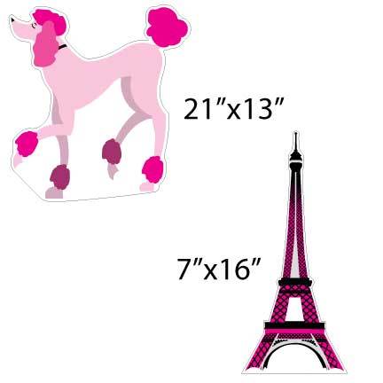 Paris Pathway Markers Yard Decorations 13 piece set - Image 2