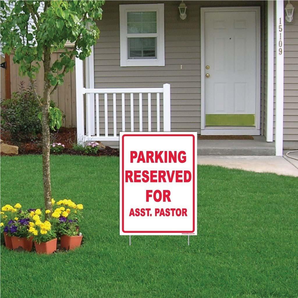 Parking Reserved for Asst. Pastor Sign or Sticker - Image 3