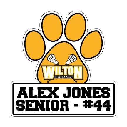 22" Paw with Rectangle Shaped Yard Sign - Image 6