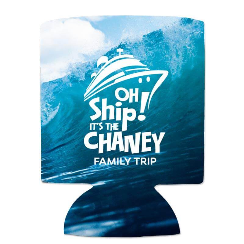 Custom Cruise Themed Can Cooler - Image 10